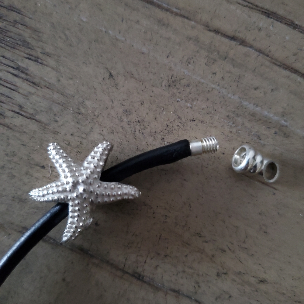 Leather bracelet for charms